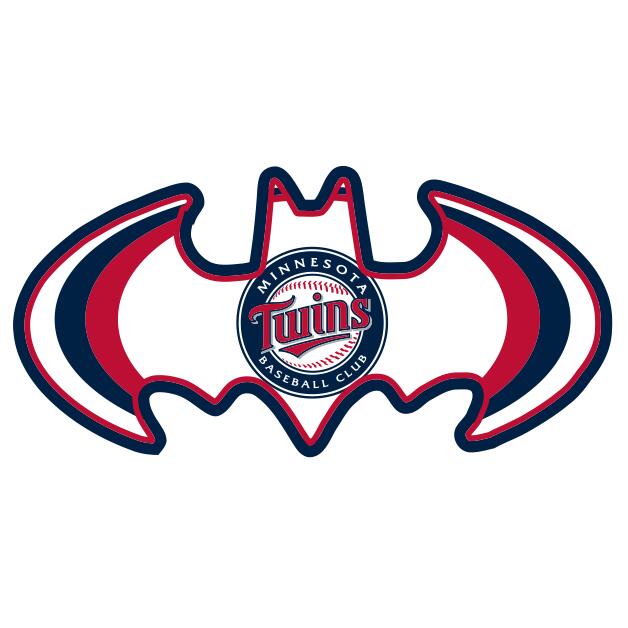 Minnesota Twins Batman Logo iron on transfers